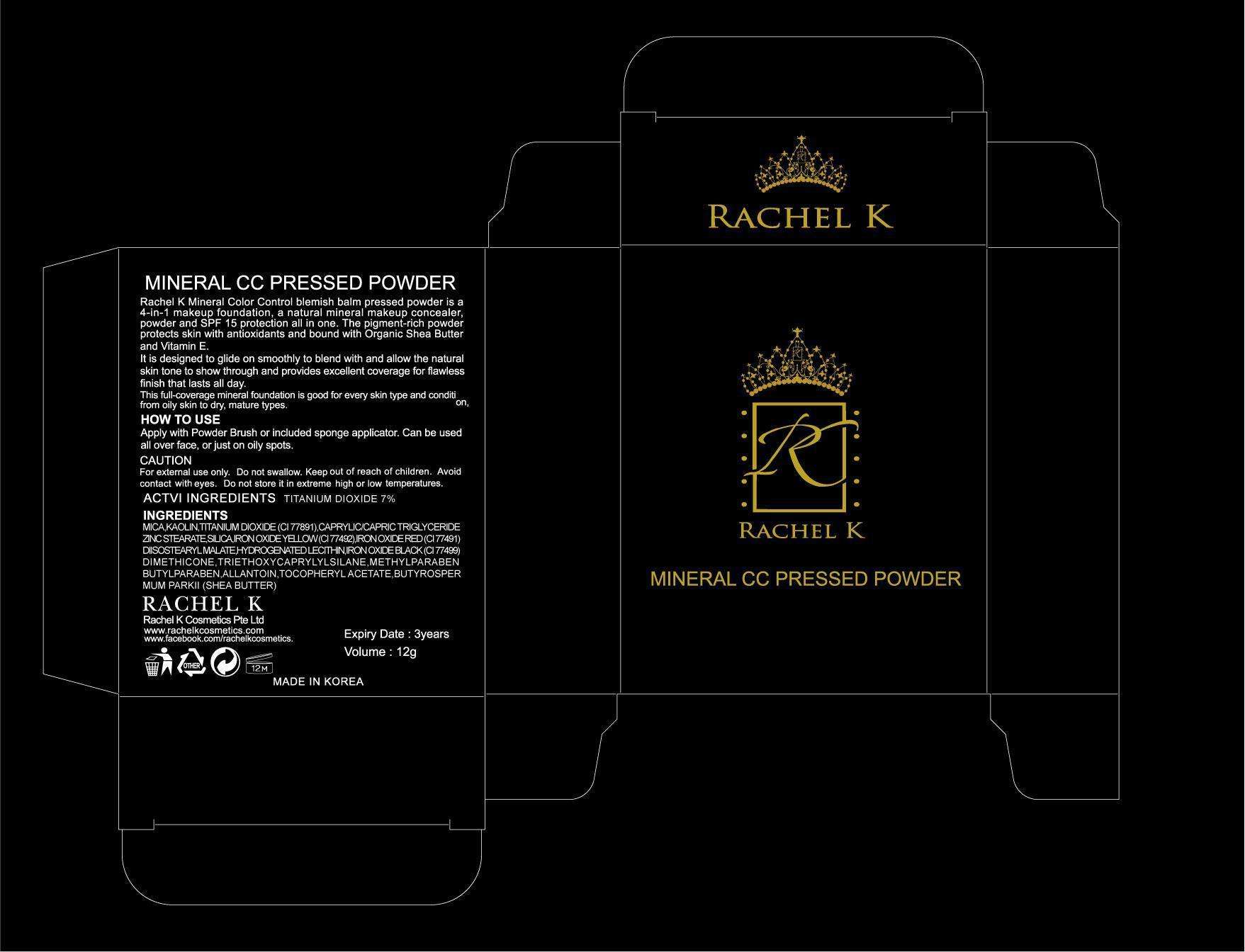 RACHEL K MINERAL CC PRESSED